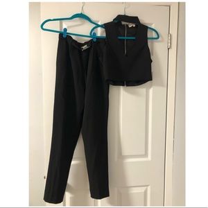 2 Piece Set Crop Top & Pants